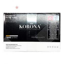 Гильзы для табака "KORONA" (Корона) Slim 6.5/15мм (1000)